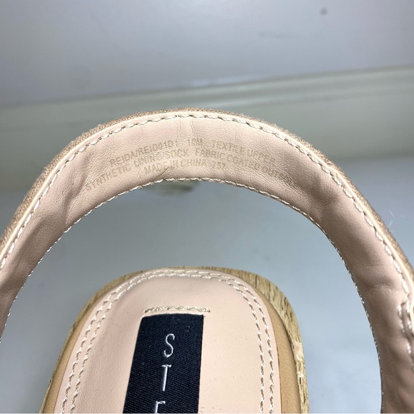 Steven by Steve Madden‎ Radar Woven Crisscross Slingback Sandals Tan Women's 10 - Picture 7 of 8